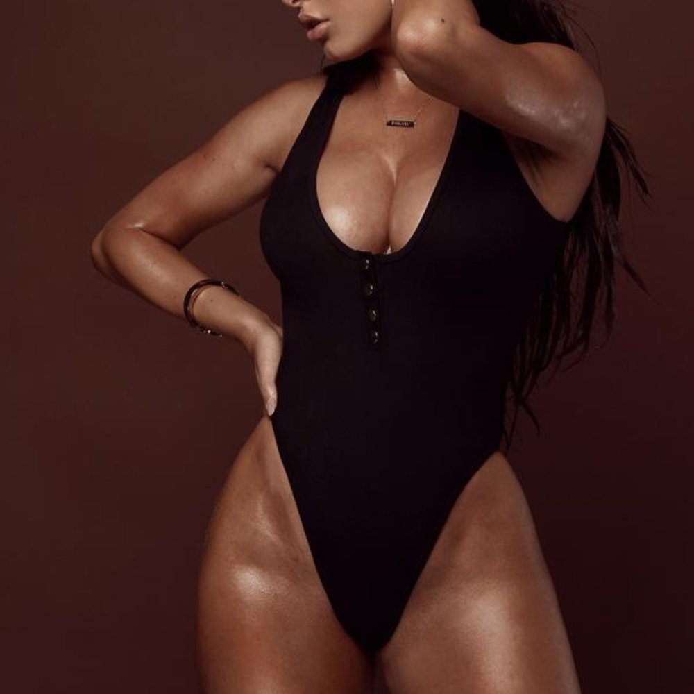 JLUX Label BLACK BROOKLYN SNAP ONE PIECE